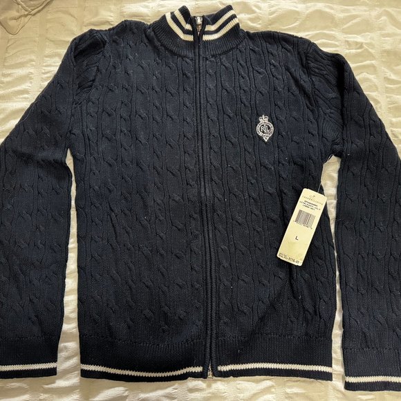 Ralph Lauren women's zip Sweater - Picture 1 of 3